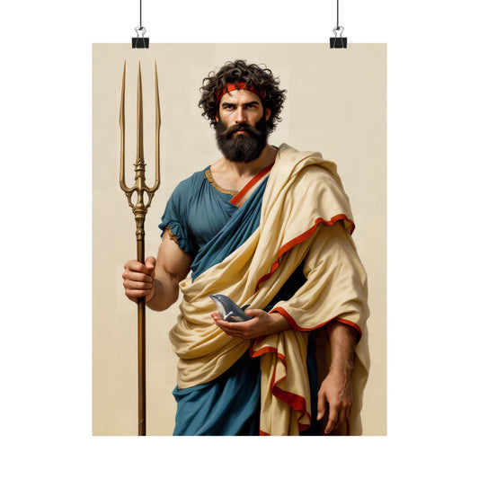 Poseidon: The Contest for Athens — Art Print