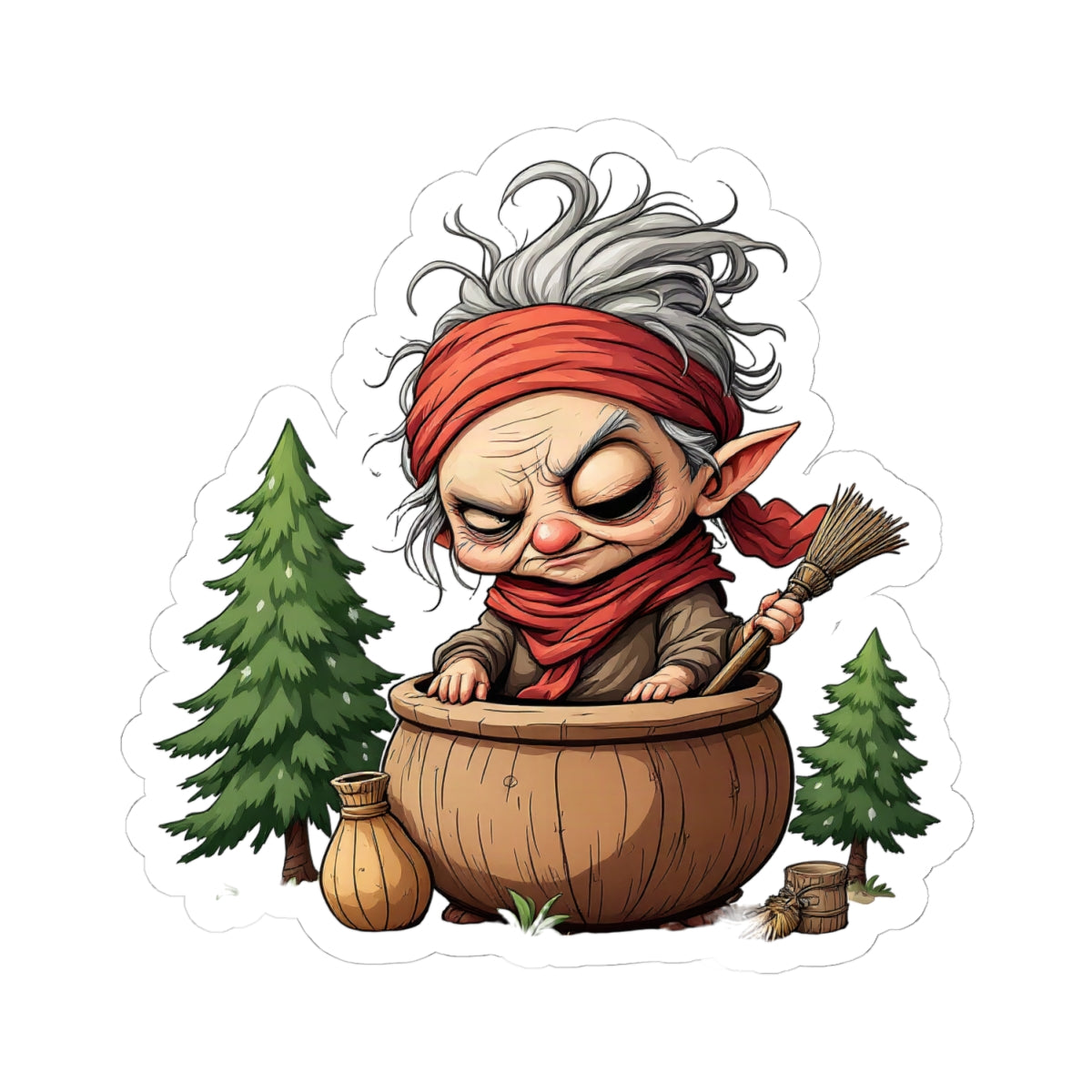 Baba Yaga: Grandmother Witch — Sticker