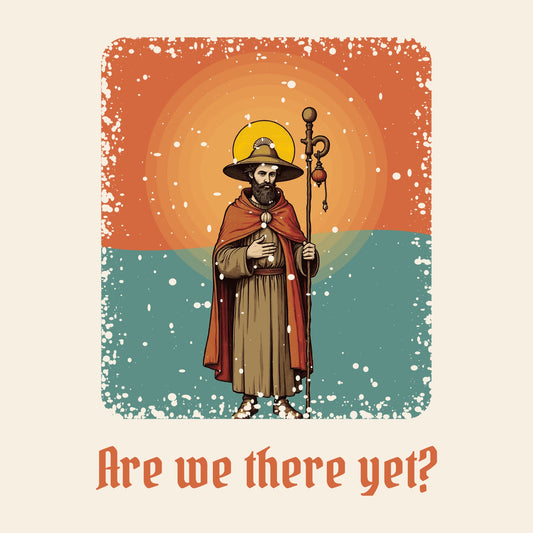 Design card: St James the Greater, “Are we there yet?”