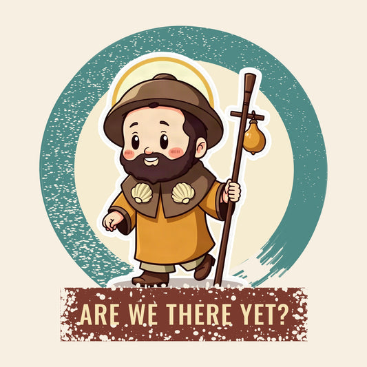 Design card: St James the Greater, “Are we there yet?”