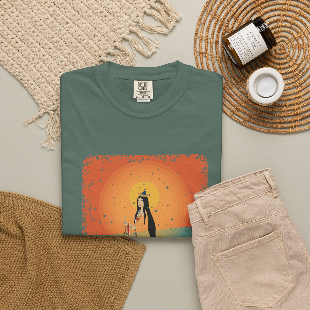 Guanyin · “World's best listener.” — Garment-Dyed T-Shirt