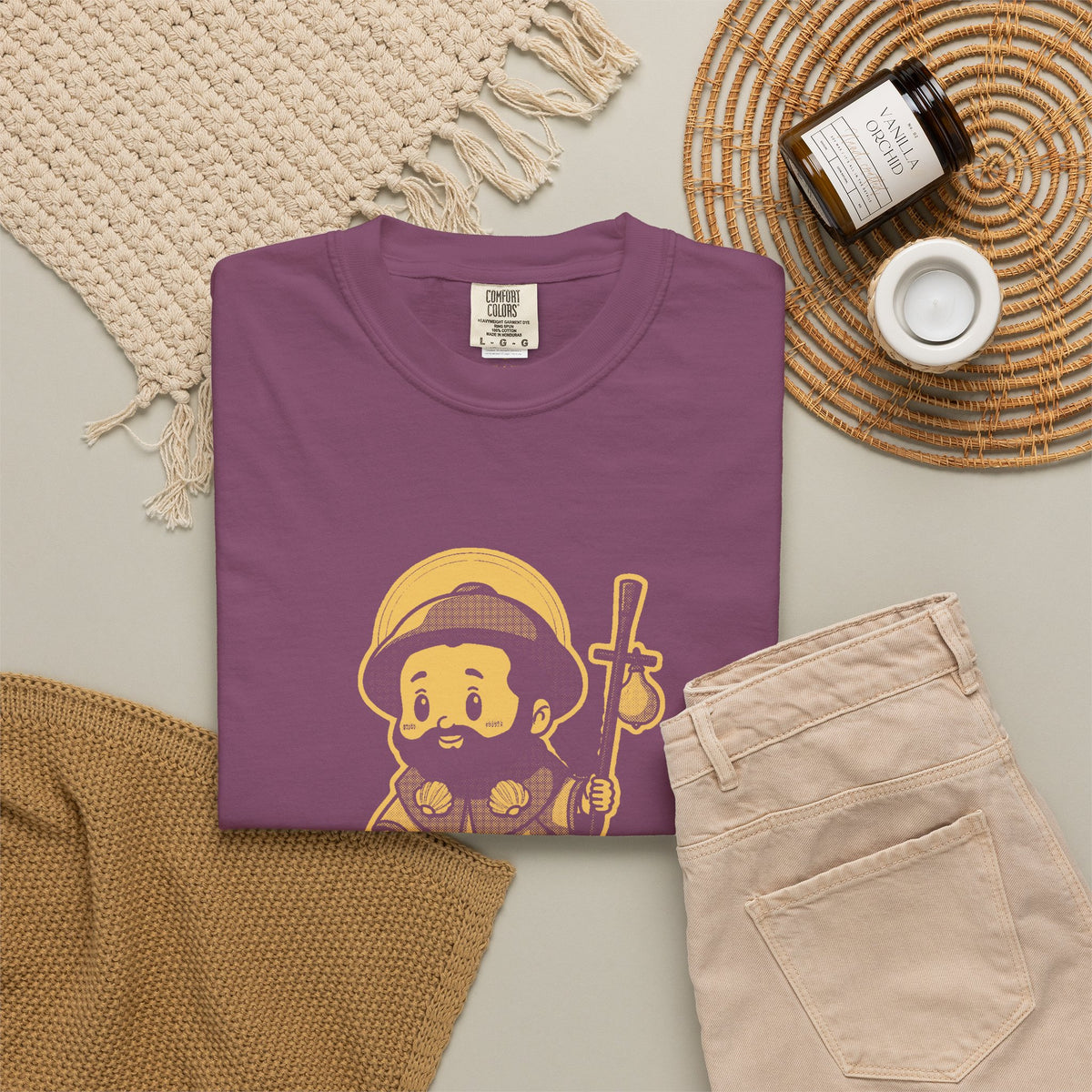 St James the Greater · “Are we there yet?” — Garment-Dyed One-Ink Tee