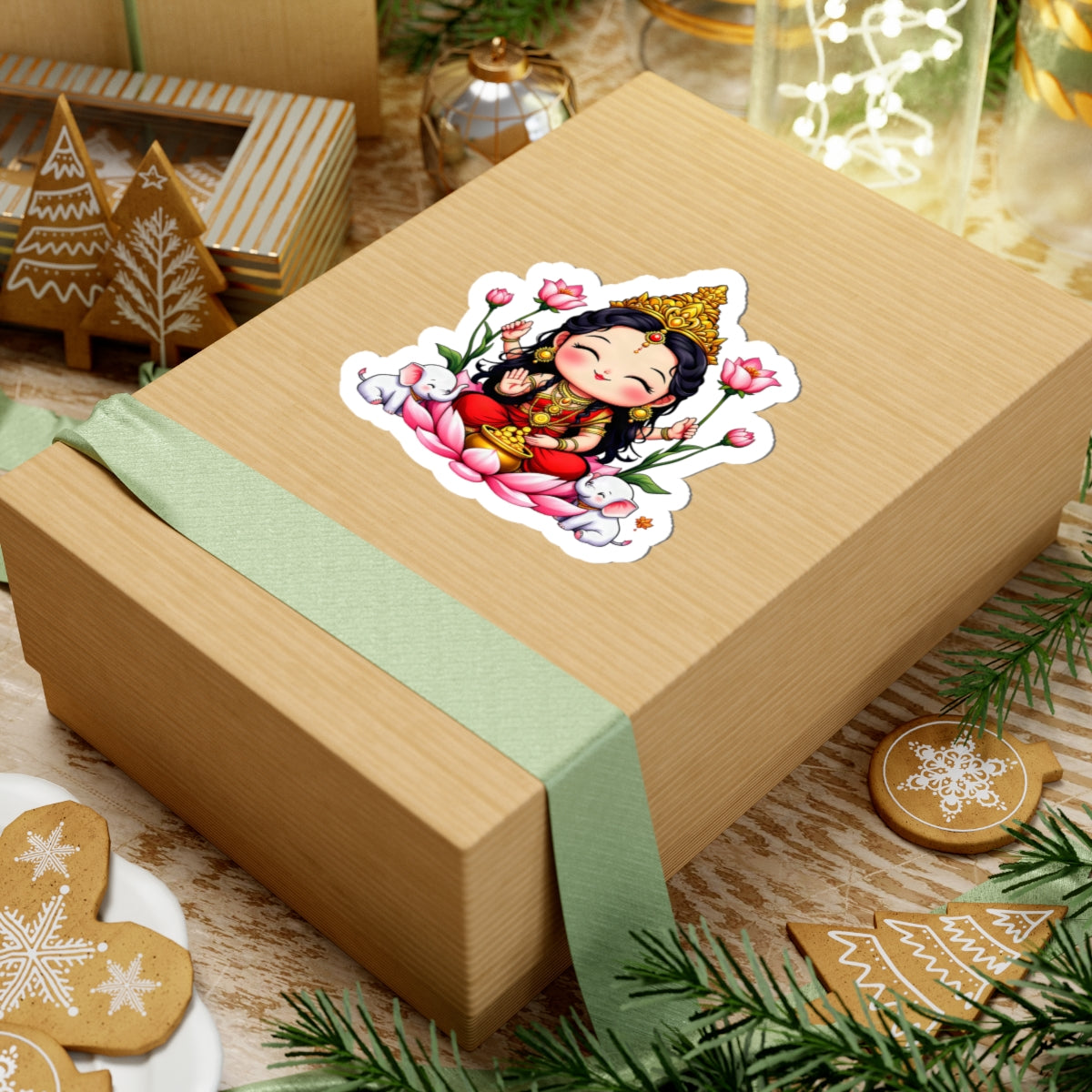 Lakshmi: She of the Lotus — Sticker
