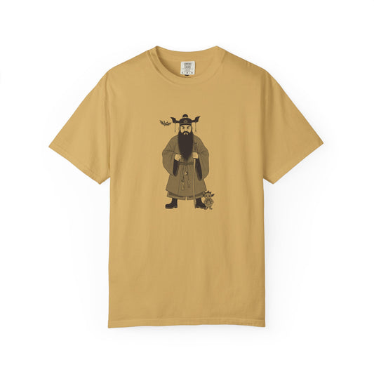 Zhong Kui: The Demon Queller — Garment-Dyed One-Ink Tee