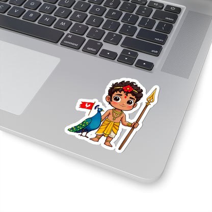 Murugan: Two Companions from One Tree — Sticker