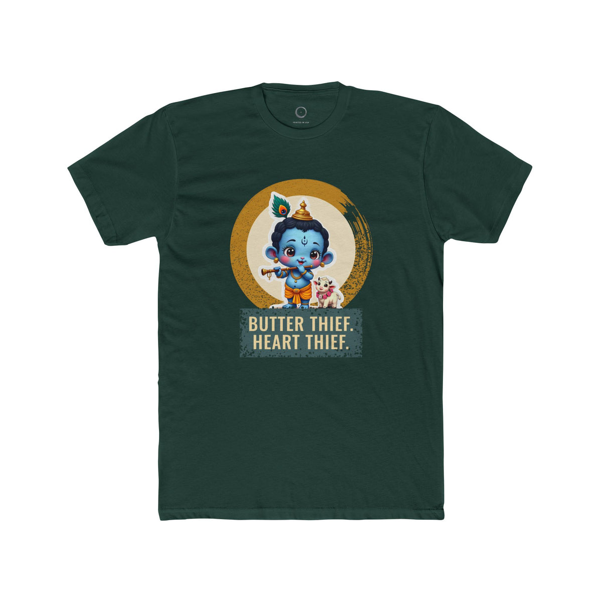 Krishna · “Butter thief. Heart thief.” — Unisex T-Shirt