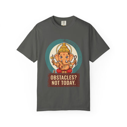 Ganesha · “First things first.” — Garment-Dyed T-Shirt