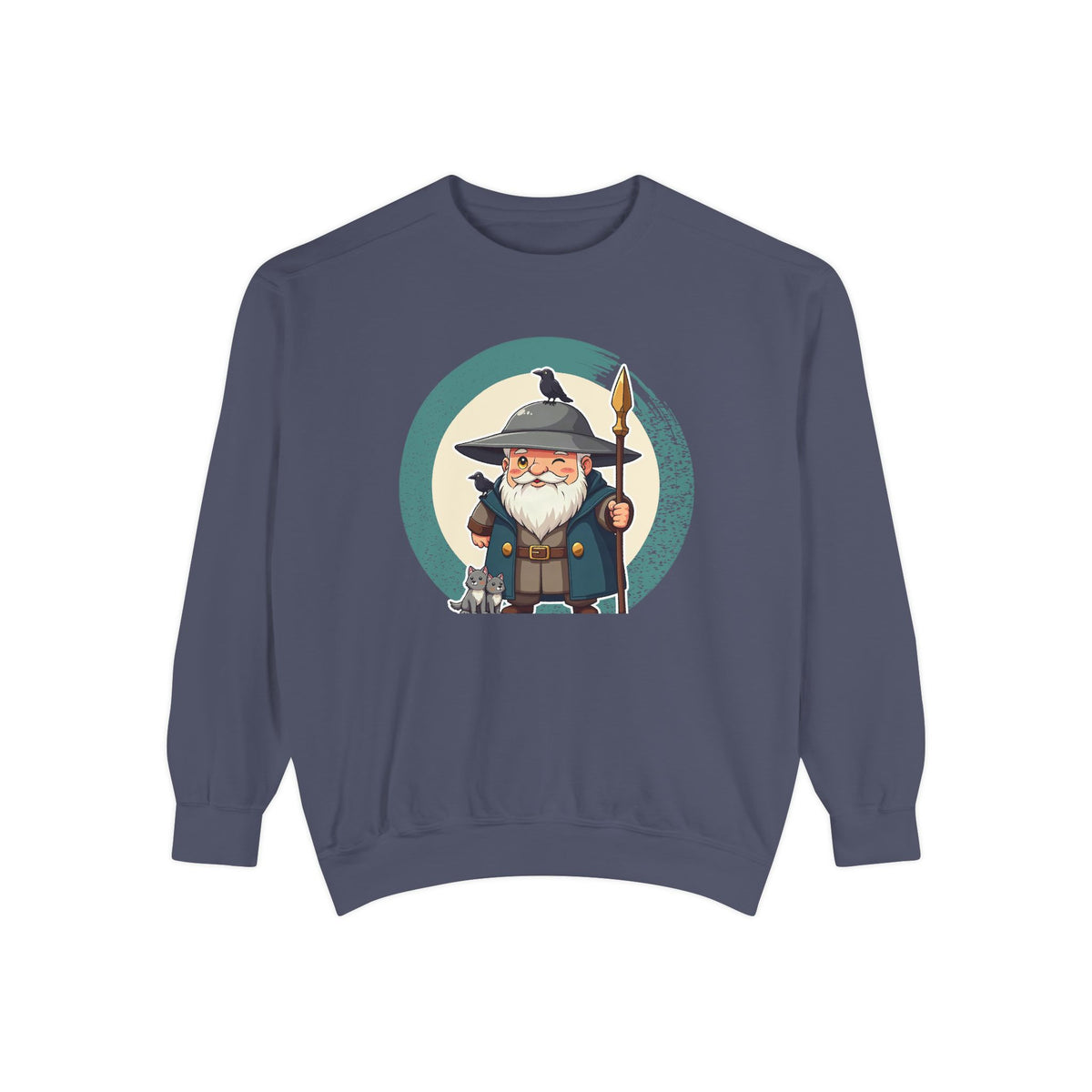 Odin: Gave an Eye for Wisdom — Garment-Dyed Sweatshirt
