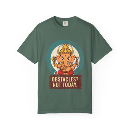 Ganesha · “First things first.” — Garment-Dyed T-Shirt