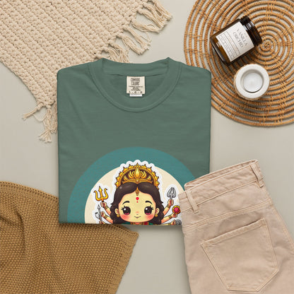 Durga · “Every god chipped in.” — Garment-Dyed T-Shirt