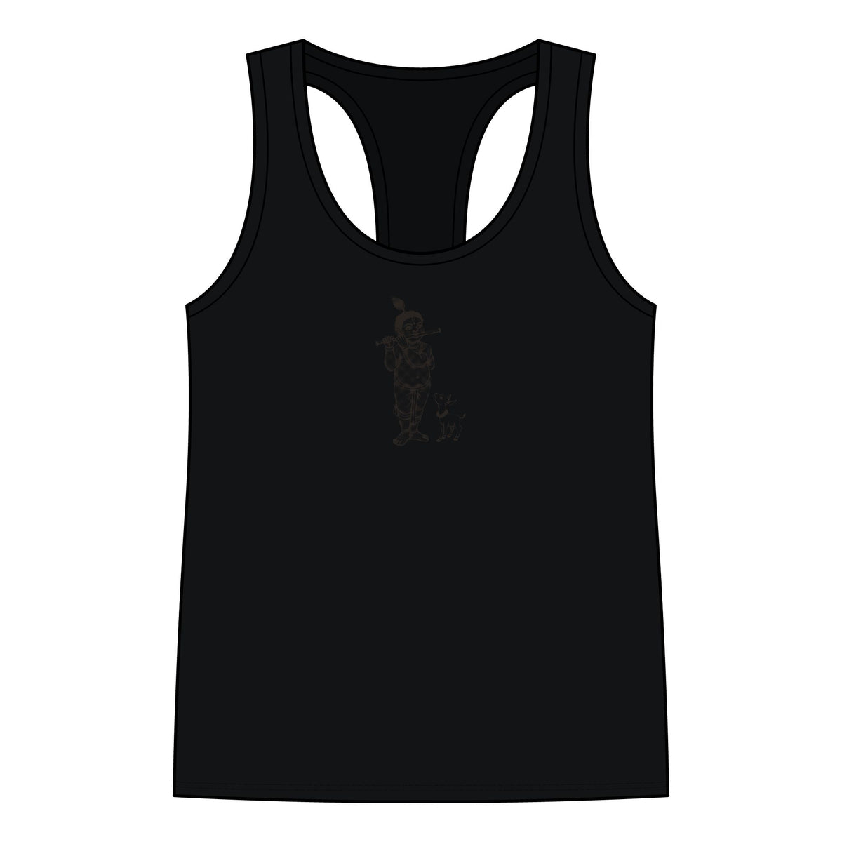 Krishna: Protector of Cows — Women's Racerback Tank