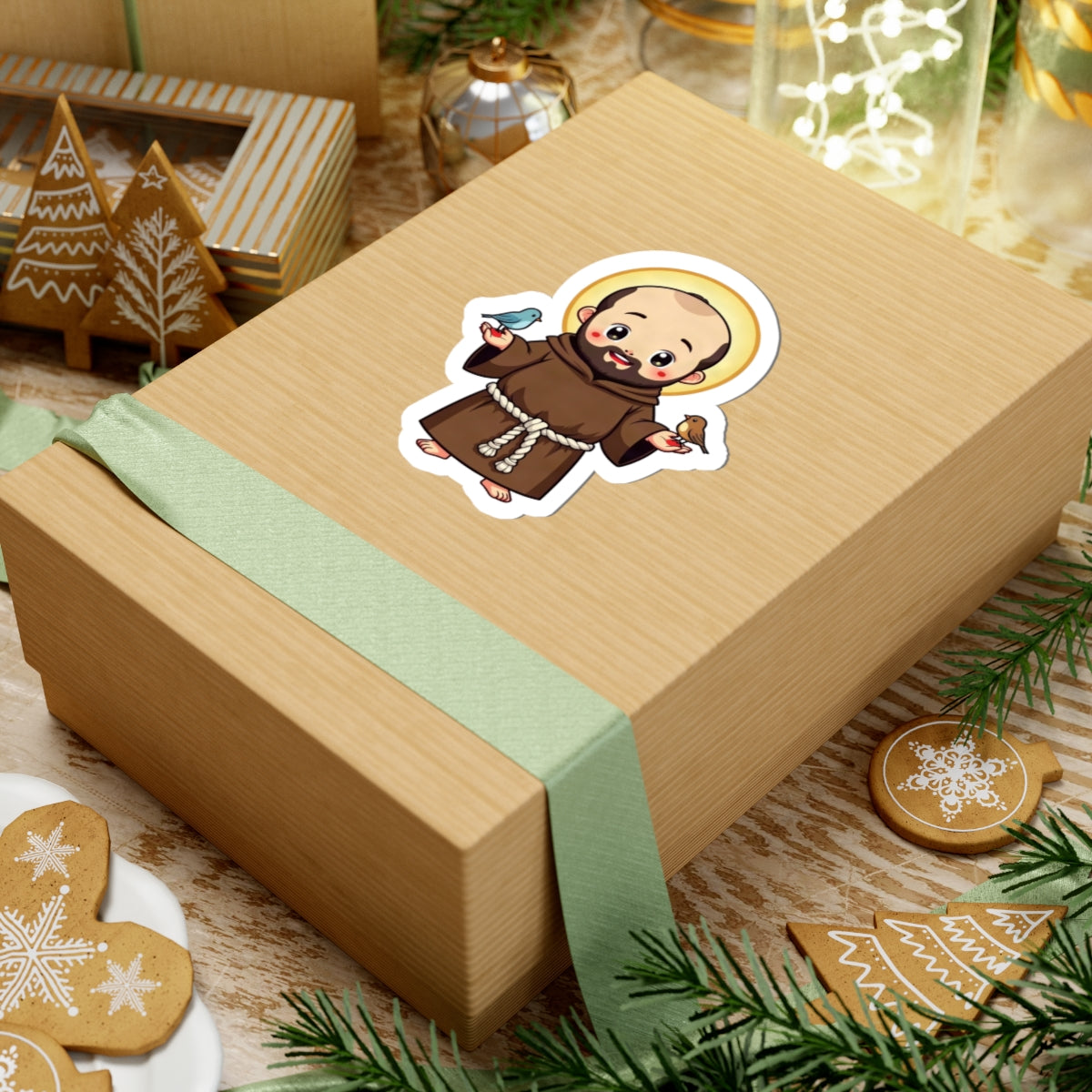 St Francis of Assisi: Preacher to the Birds — Sticker
