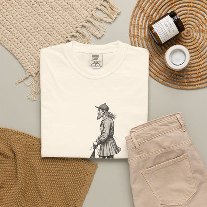 Loki: Maker of the First Net — Garment-Dyed One-Ink Tee