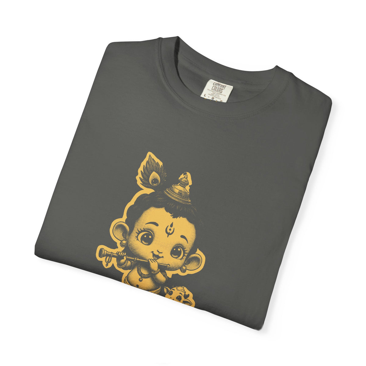 Krishna · “Butter thief. Heart thief.” — Garment-Dyed One-Ink Tee