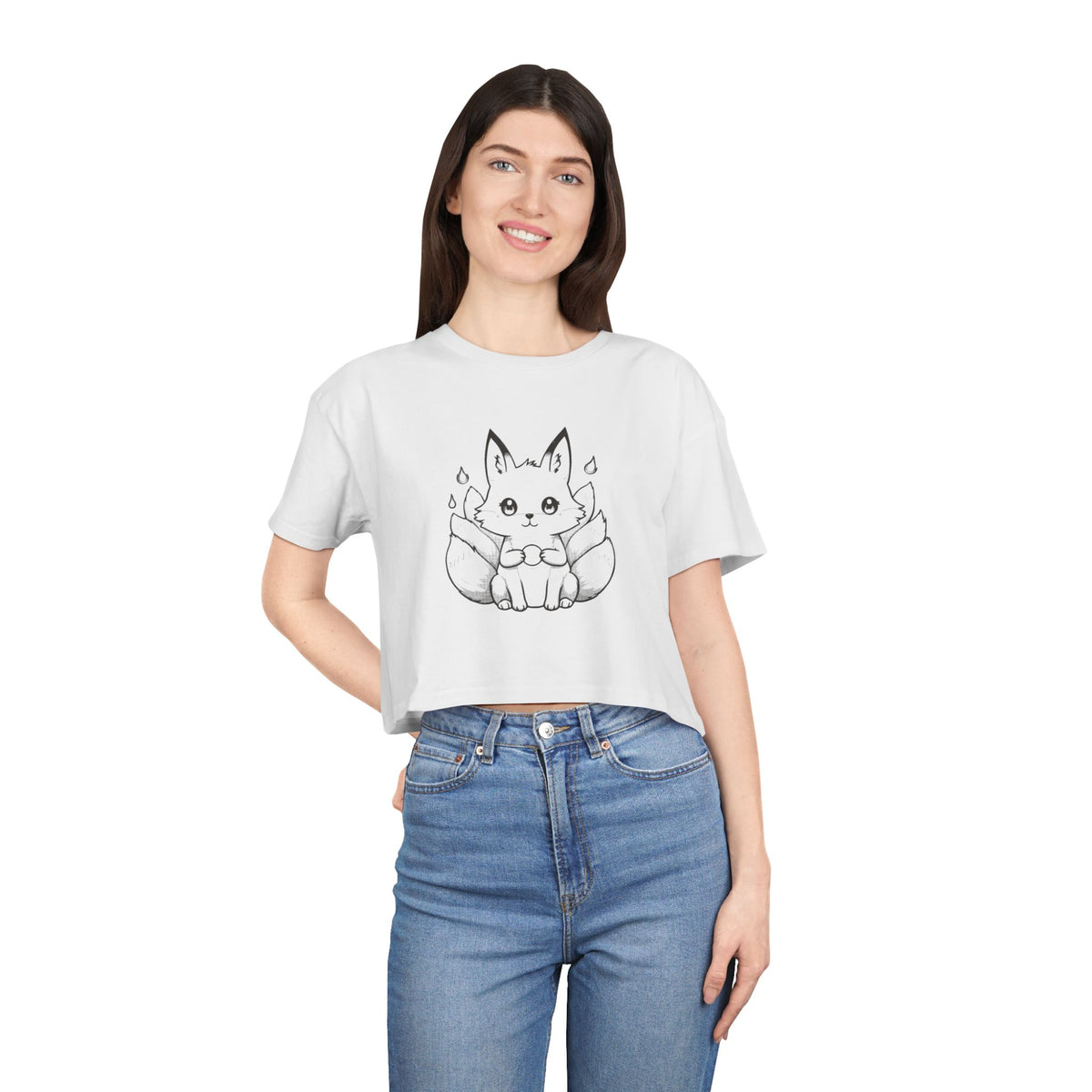 Kitsune: Messenger of Inari — Women's Crop Tee