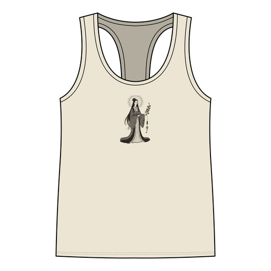 Amaterasu: She Who Shines in Heaven — Women's Racerback Tank