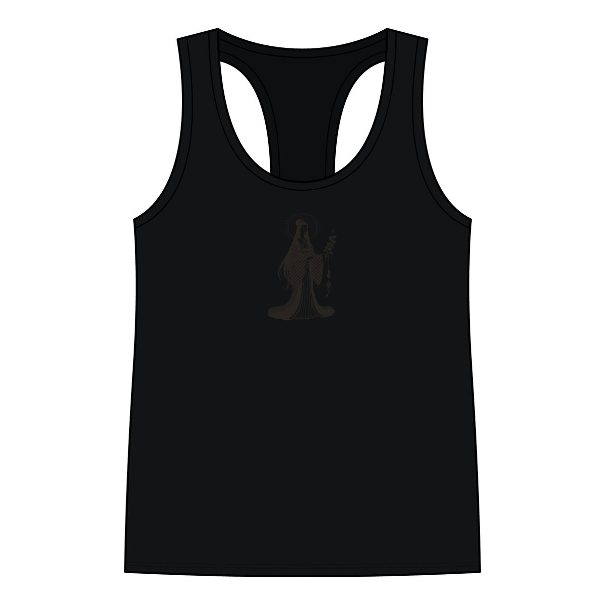 Amaterasu: She Who Shines in Heaven — Women's Racerback Tank