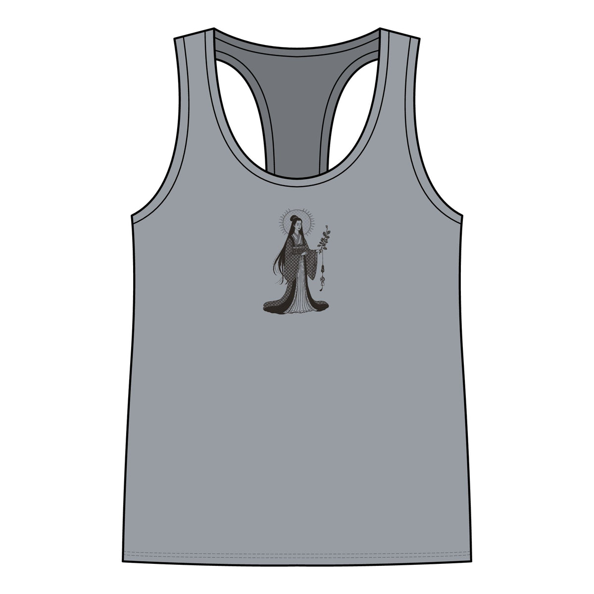 Amaterasu: She Who Shines in Heaven — Women's Racerback Tank