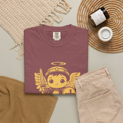 St Michael the Archangel: Prince of the Heavenly Host — Garment-Dyed One-Ink Tee