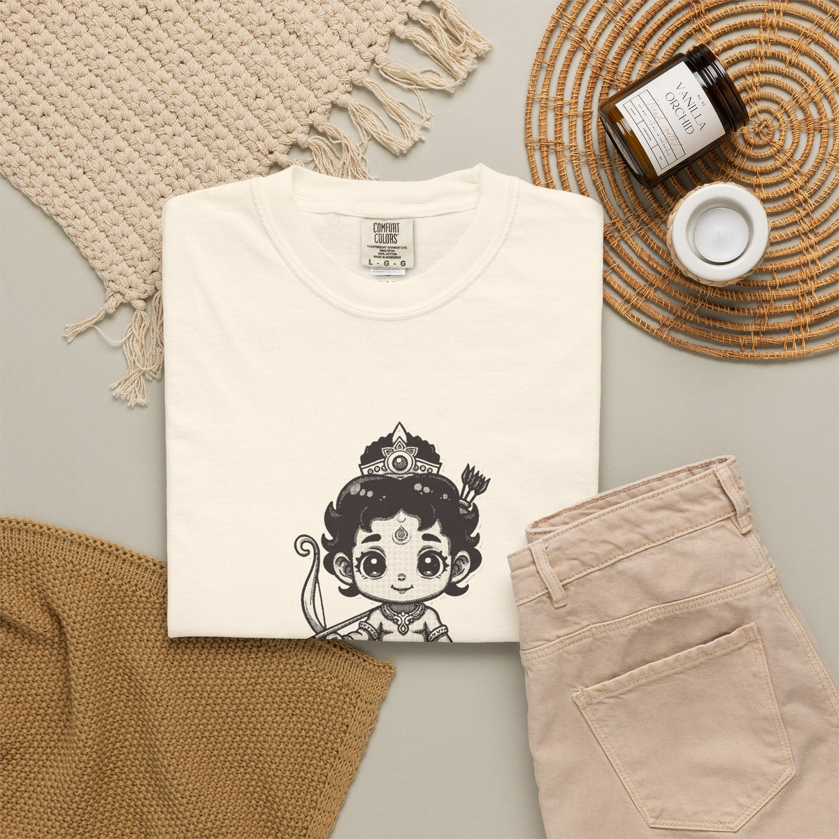 Rama: Kodanda Rama — Garment-Dyed One-Ink Tee