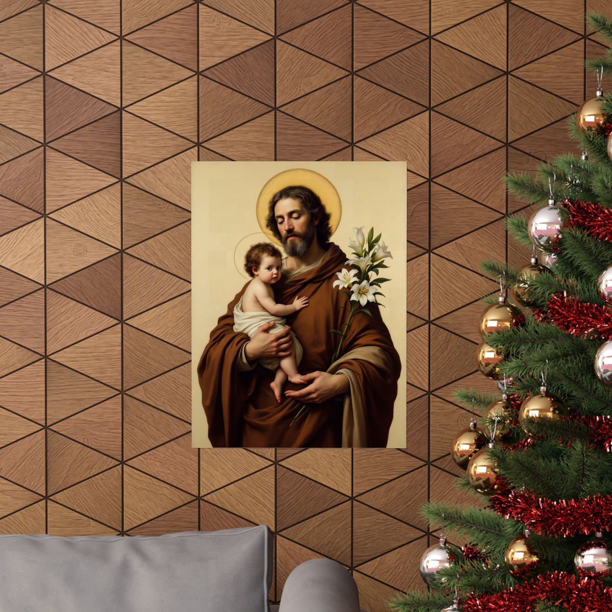 St Joseph: Guardian of the Redeemer — Art Print