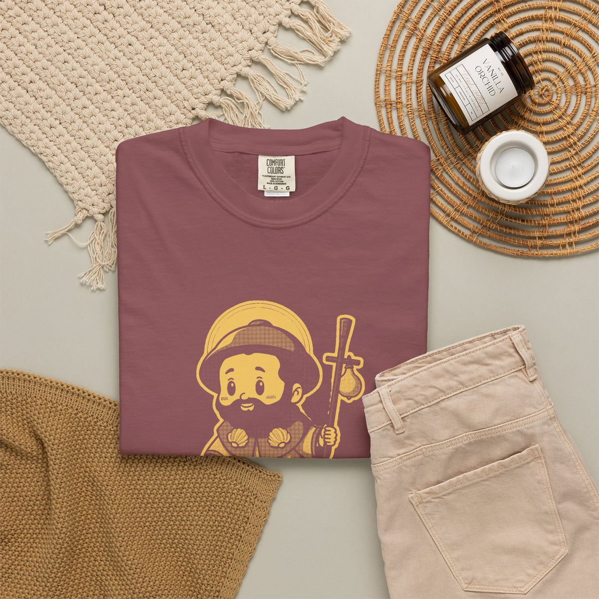 St James the Greater · “Are we there yet?” — Garment-Dyed One-Ink Tee