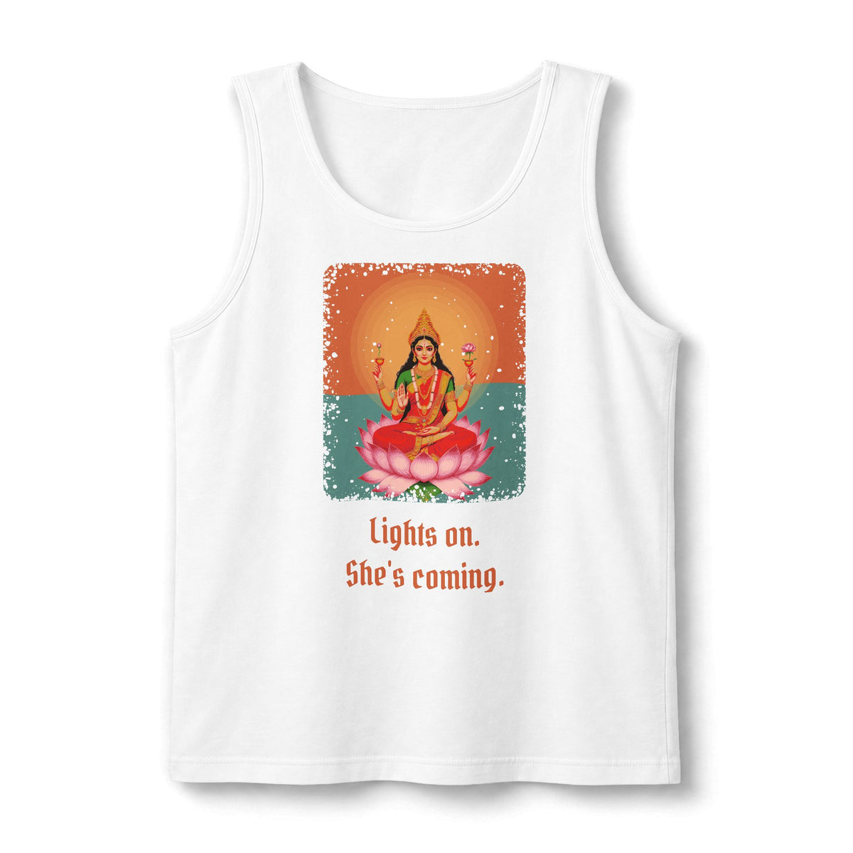 Lakshmi: As Beautiful as a Lotus — Unisex Muscle Tank