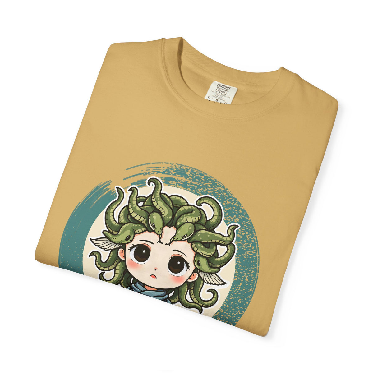 Medusa · “Look again.” — Garment-Dyed T-Shirt