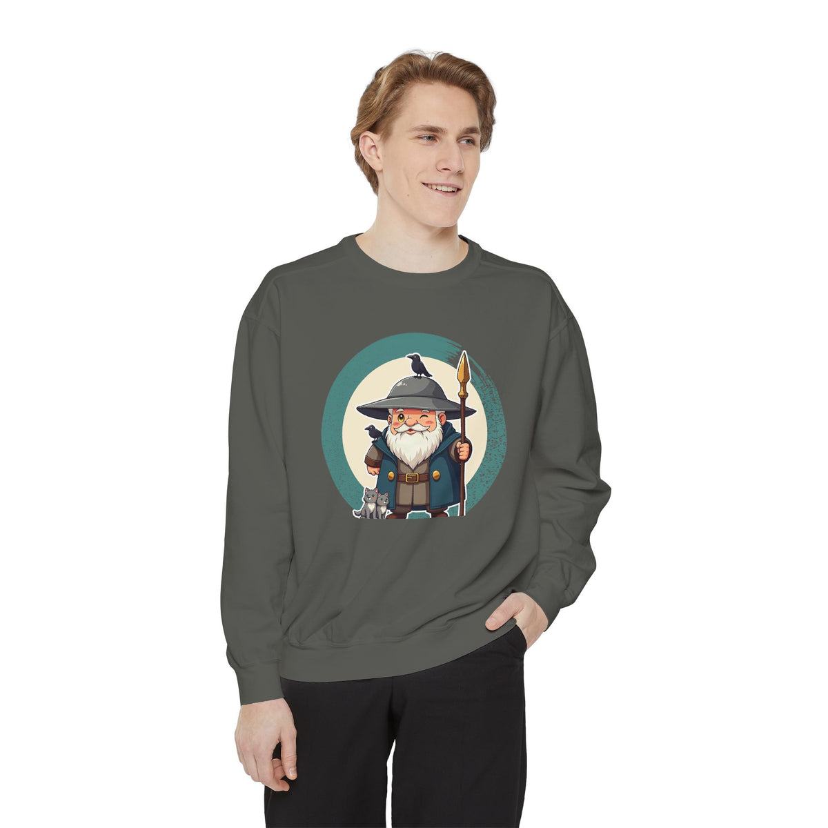 Odin: Gave an Eye for Wisdom — Garment-Dyed Sweatshirt