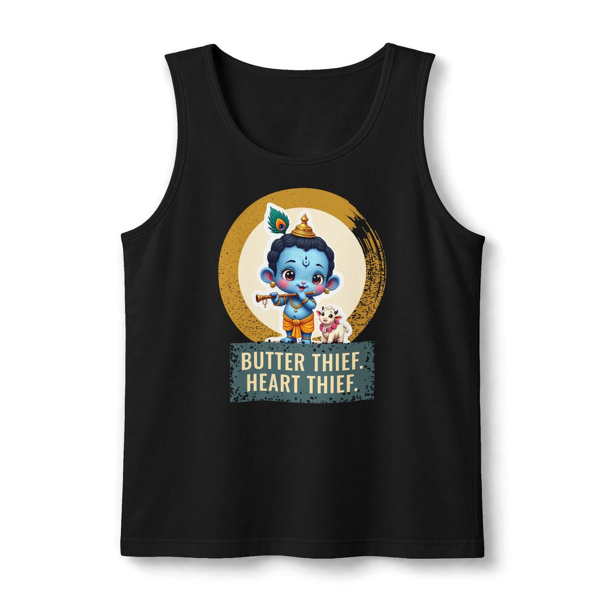 Krishna: Holder of the Flute — Unisex Muscle Tank
