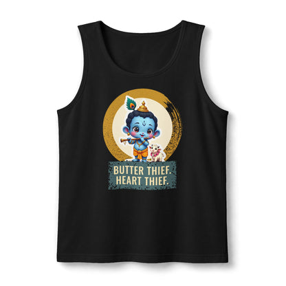Krishna: Holder of the Flute — Unisex Muscle Tank