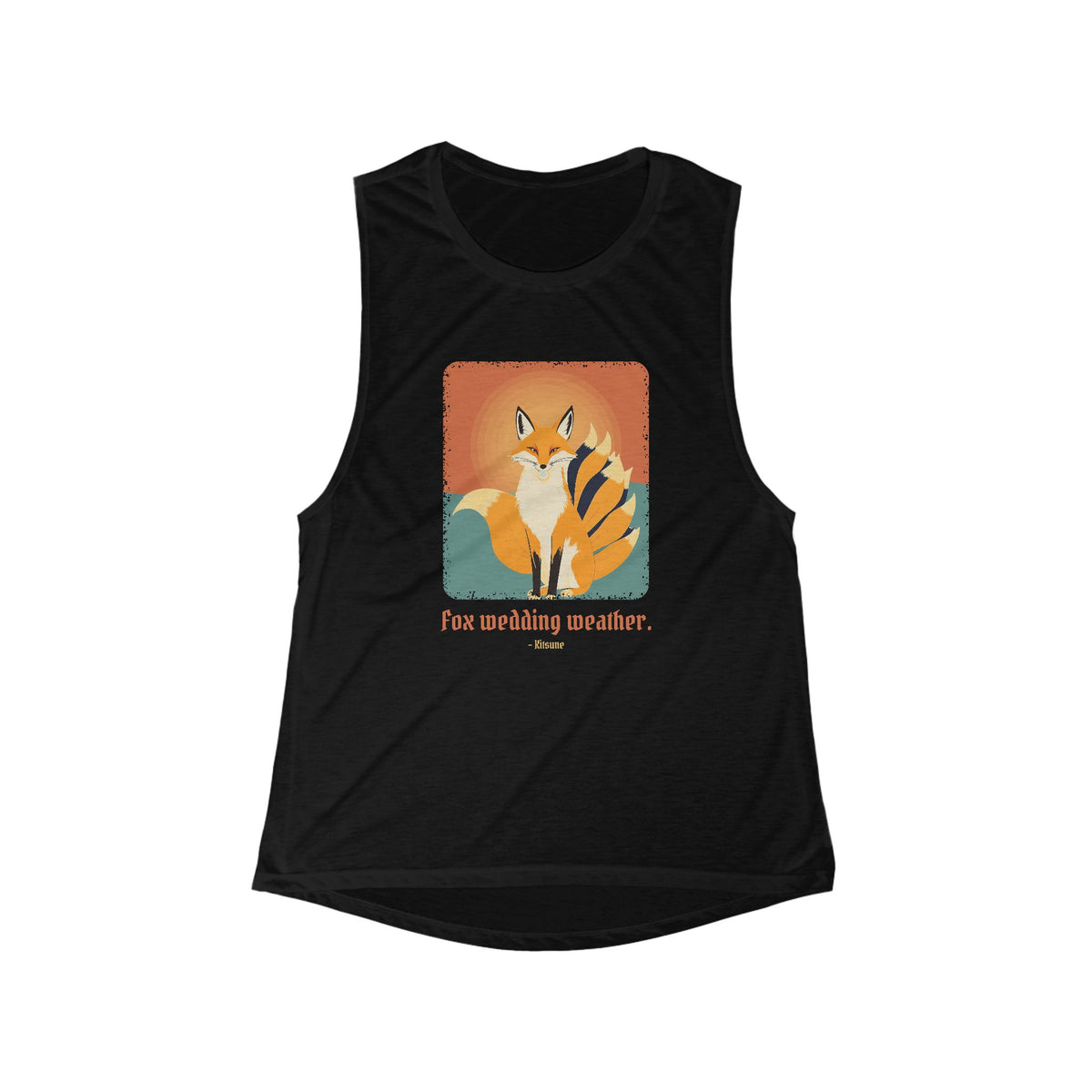 Kitsune: Keeper of the Star Ball — Women's Flowy Muscle Tank