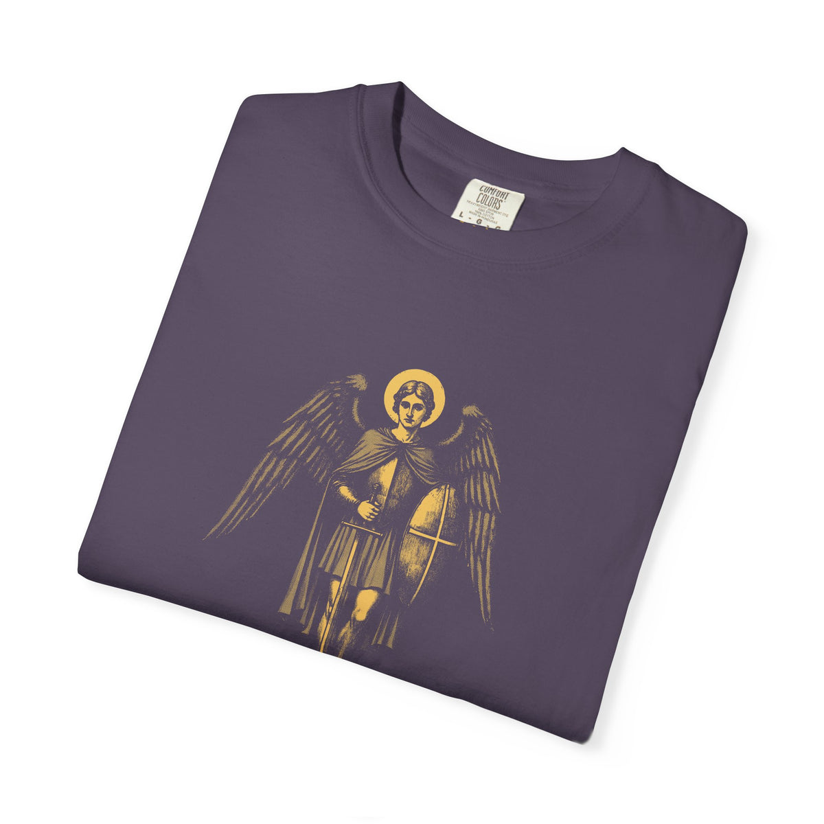 St Michael the Archangel: Chief Commander of Heaven — Garment-Dyed One-Ink Tee