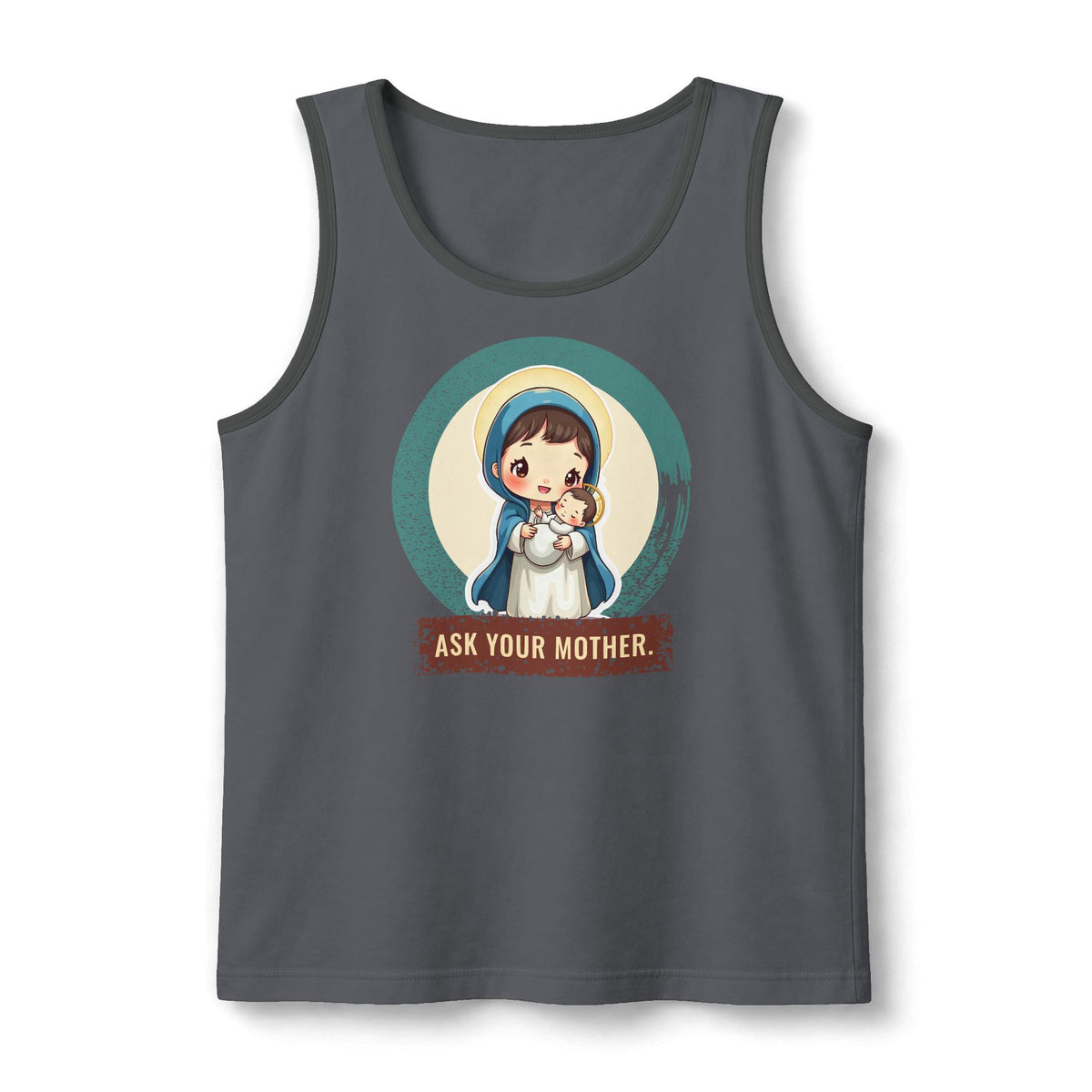 The Virgin Mary: Queen of Peace — Unisex Muscle Tank