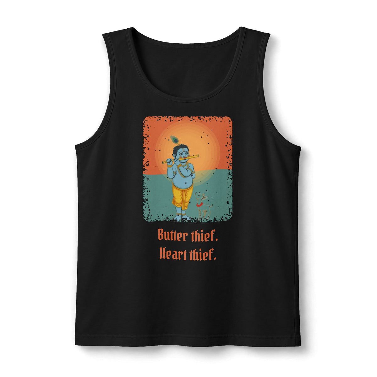 Krishna: Protector of Cows — Unisex Muscle Tank