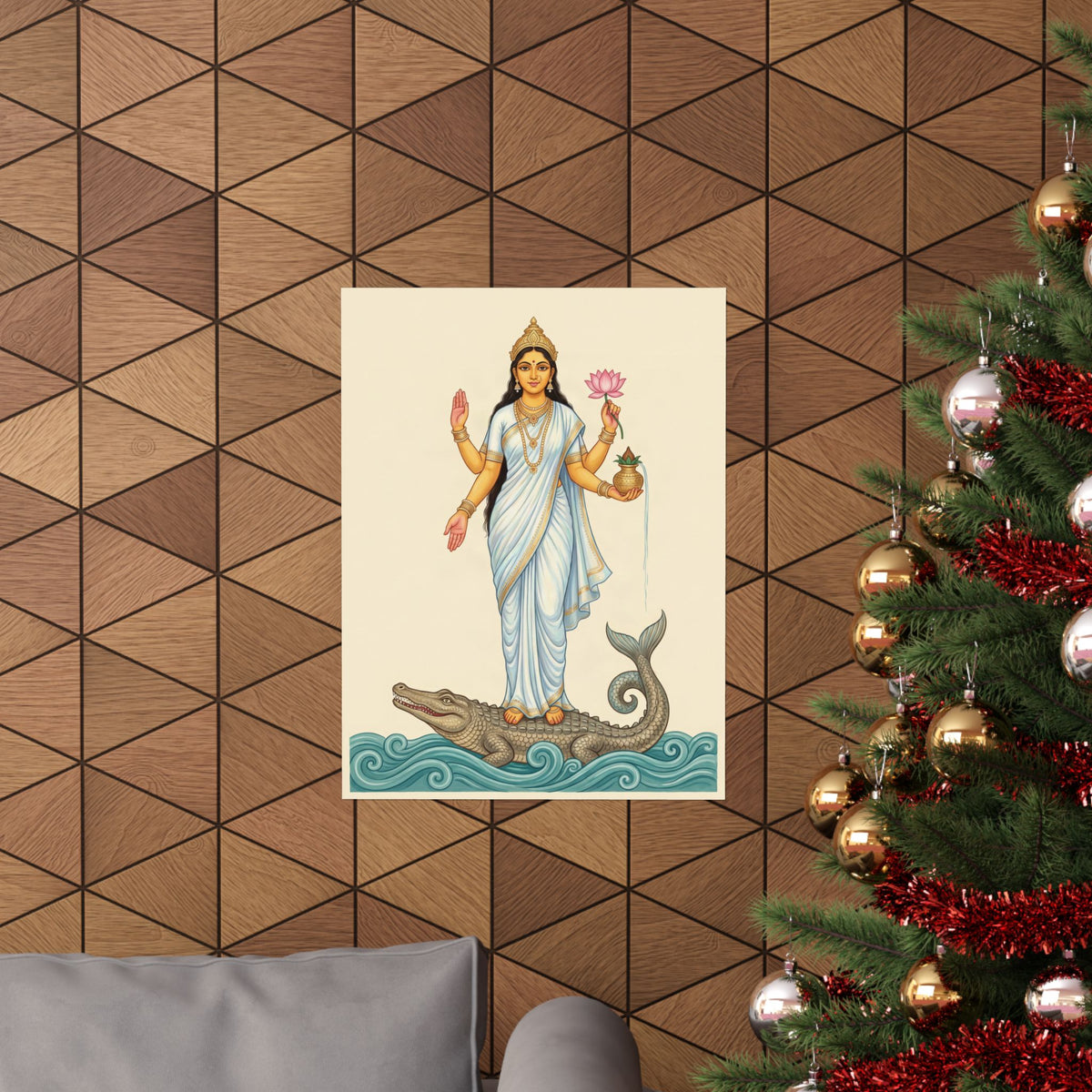 Ganga: Rider of the Makara — Art Print