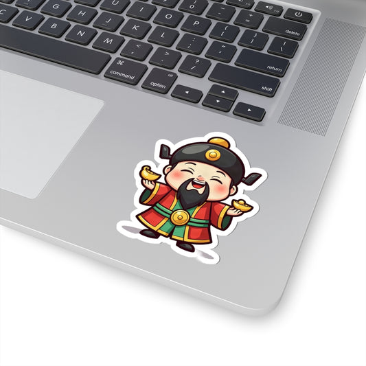 Caishen: Inviting Wealth and Treasure — Sticker