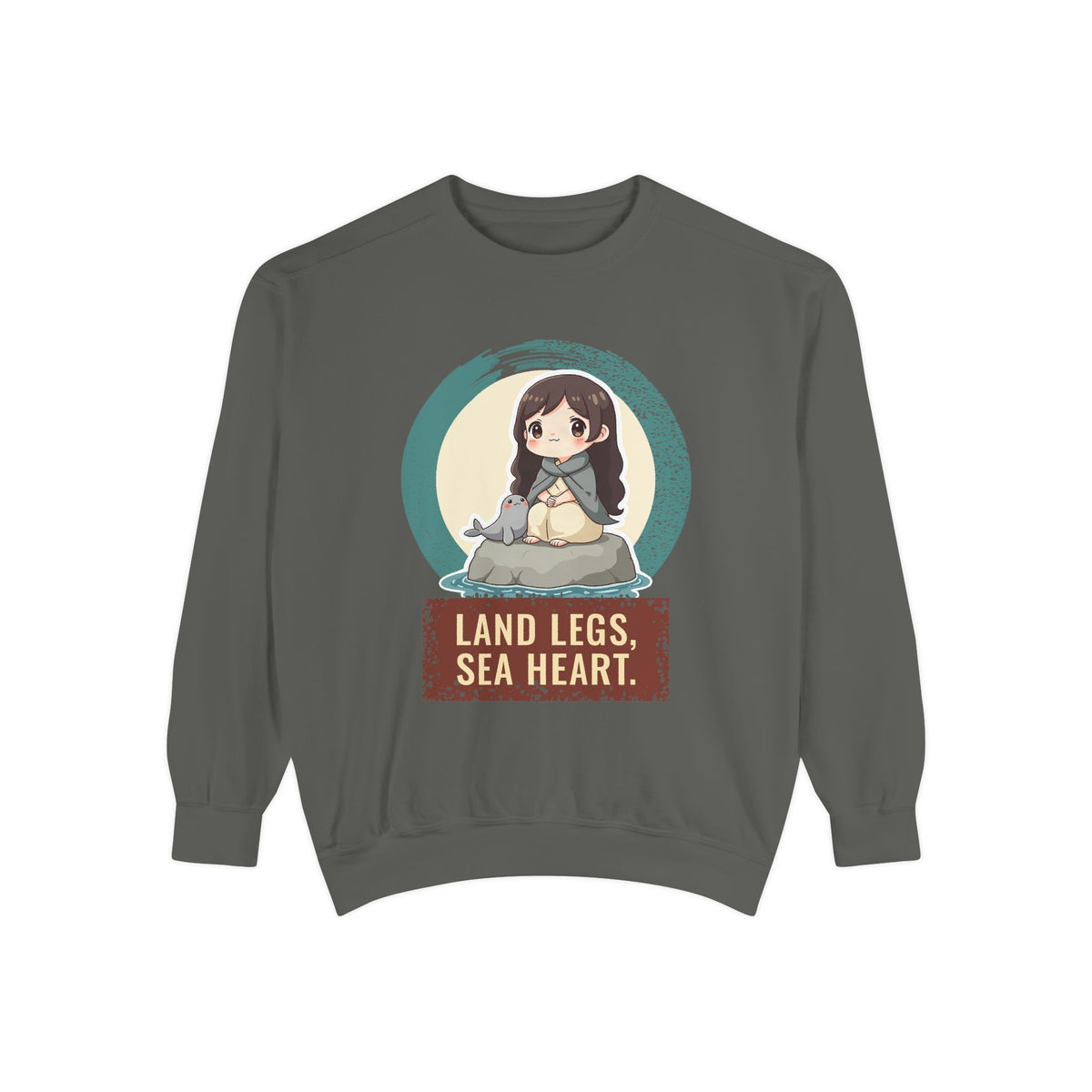 Selkie: Grey Selkie of Sule Skerry — Garment-Dyed Sweatshirt