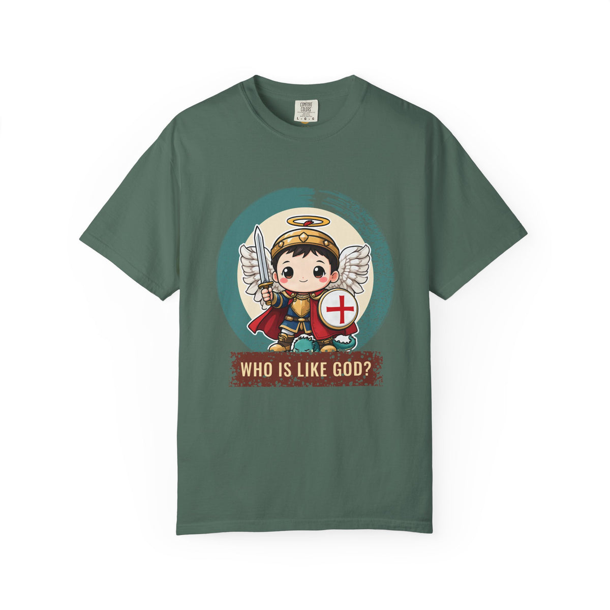 St Michael the Archangel · “Who is like God?” — Garment-Dyed T-Shirt