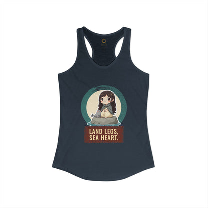 Selkie: Grey Selkie of Sule Skerry — Women's Racerback Tank