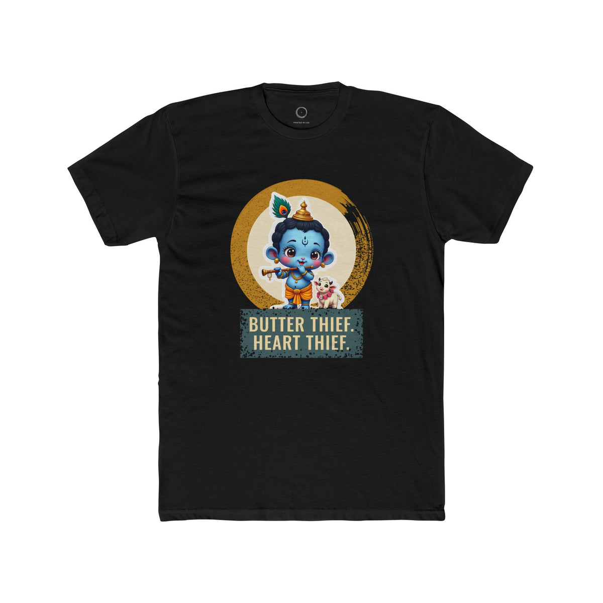 Krishna · “Butter thief. Heart thief.” — Unisex T-Shirt