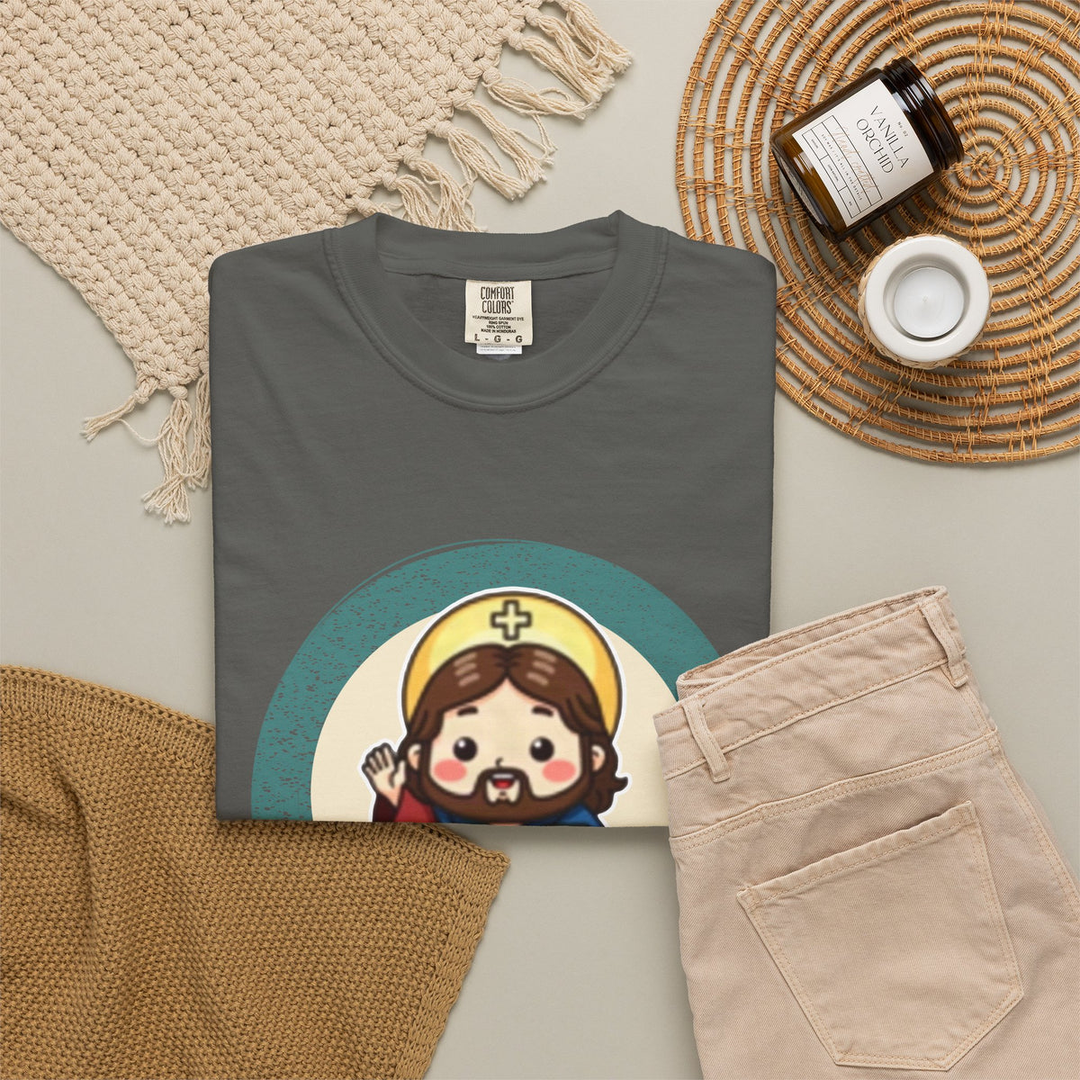 Jesus Christ · “How long must I put up with you?” — Garment-Dyed T-Shirt