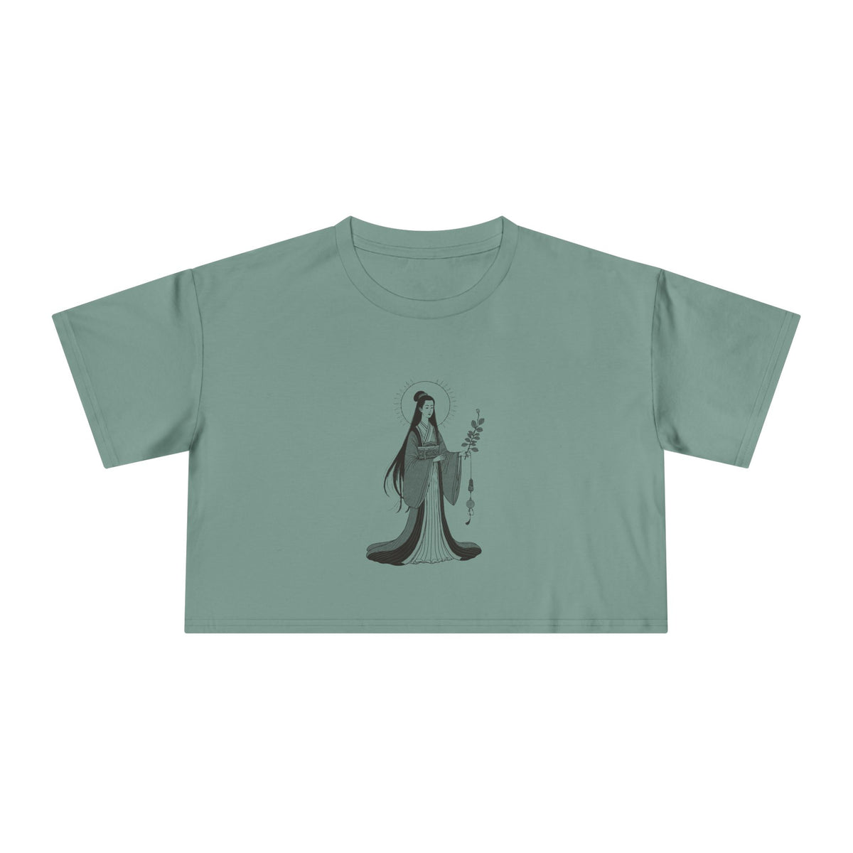 Amaterasu: She Who Shines in Heaven — Women's Crop Tee