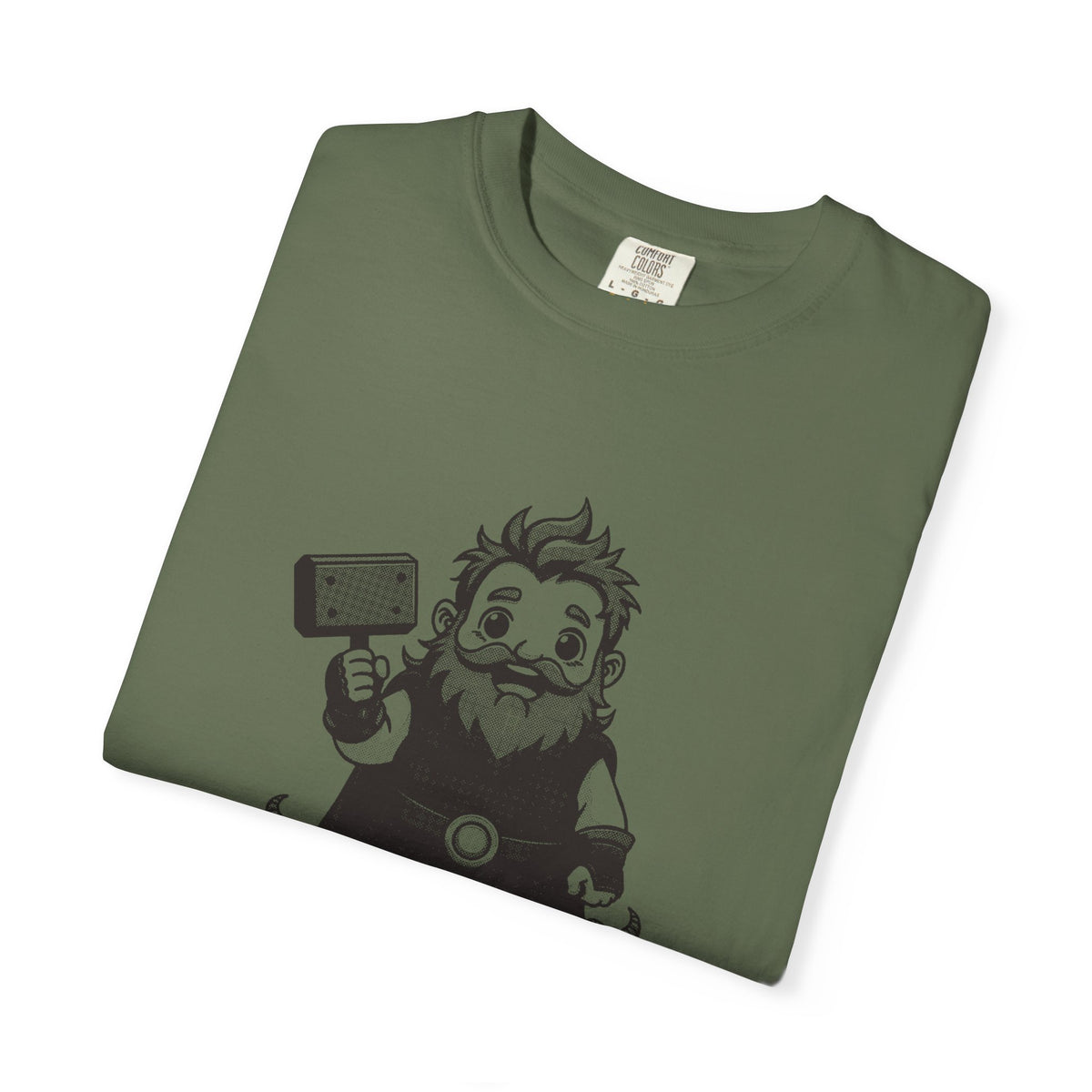 Thor · “Bring a raincoat.” — Garment-Dyed One-Ink Tee