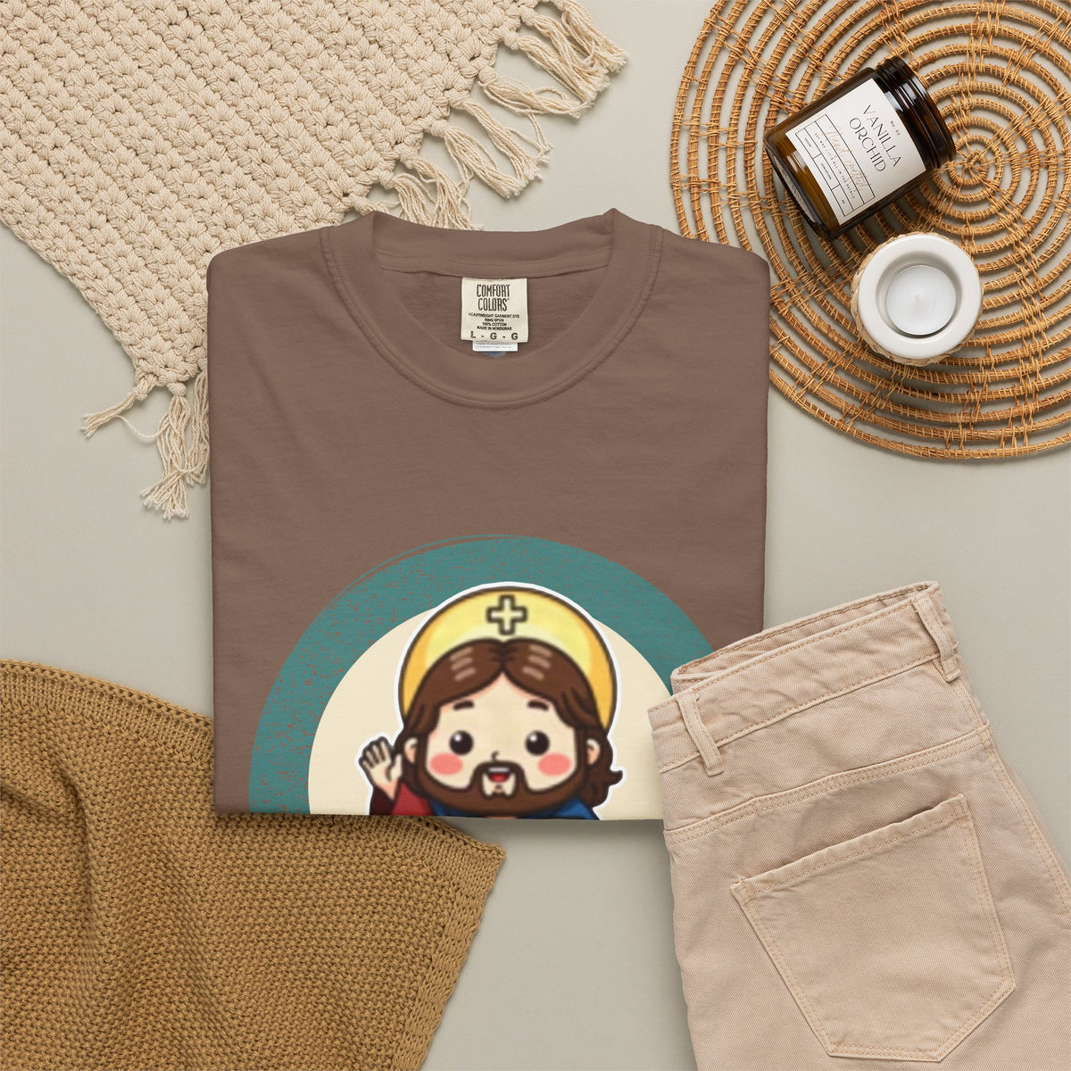 Jesus Christ · “How long must I put up with you?” — Garment-Dyed T-Shirt