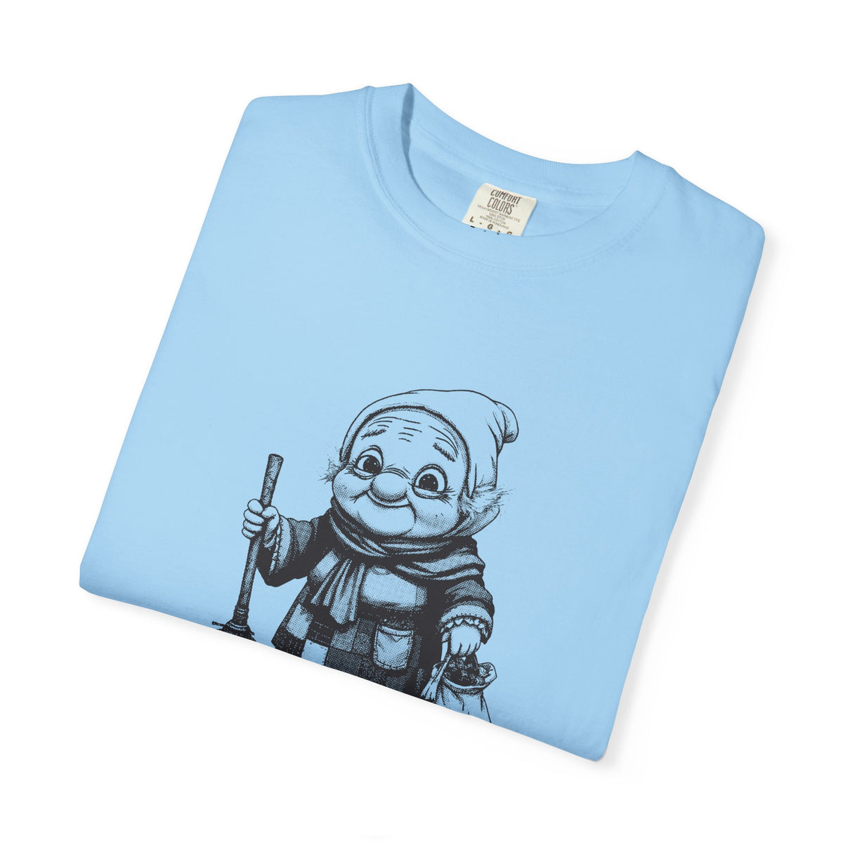 La Befana · “Sweep the old year out.” — Garment-Dyed One-Ink Tee