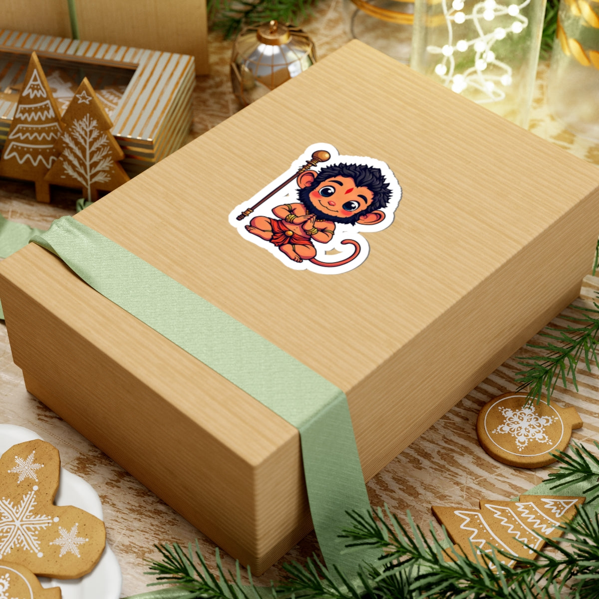 Hanuman: Painted in Sindoor for Rama — Sticker