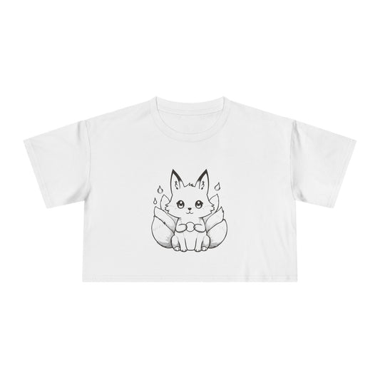 Kitsune: Messenger of Inari — Women's Crop Tee