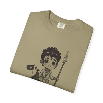 Murugan · “He taught his father.” — Garment-Dyed One-Ink Tee
