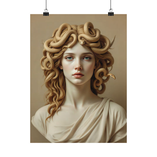 Medusa: Fair-Cheeked Medusa — Art Print